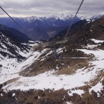 view from funiculer